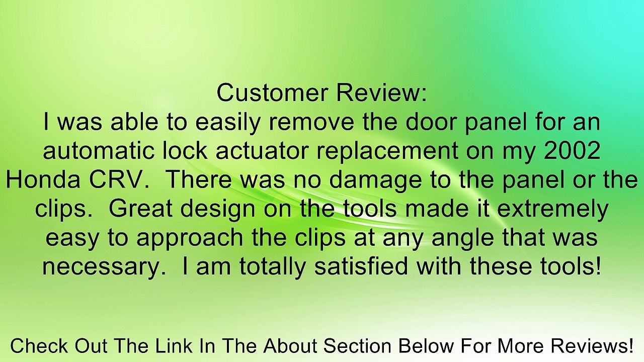 Neiko Auto-Body Door Panel, Winshield, Trim Removal Tool Kit Review