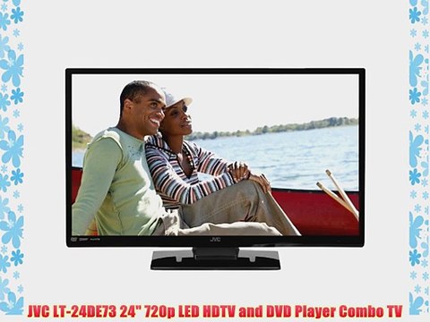 JVC LT-24DE73 24 720p LED HDTV and DVD Player Combo TV