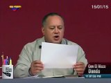 Diosdado Cabello acusa a corresponsal de ser una espía para Estados Unidos