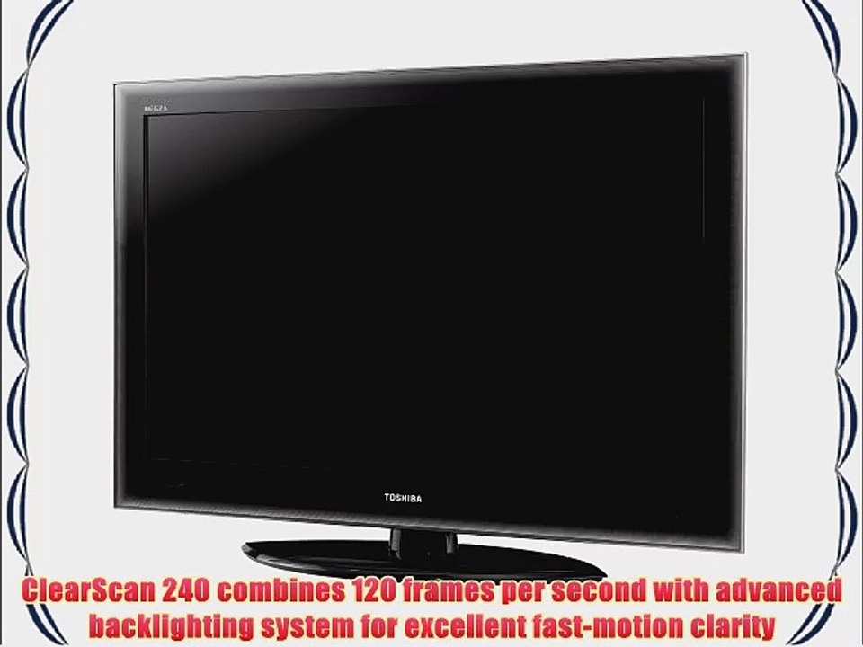 Toshiba REGZA 47ZV650U 47-Inch 1080p LCD HDTV with ClearScan 240 Black