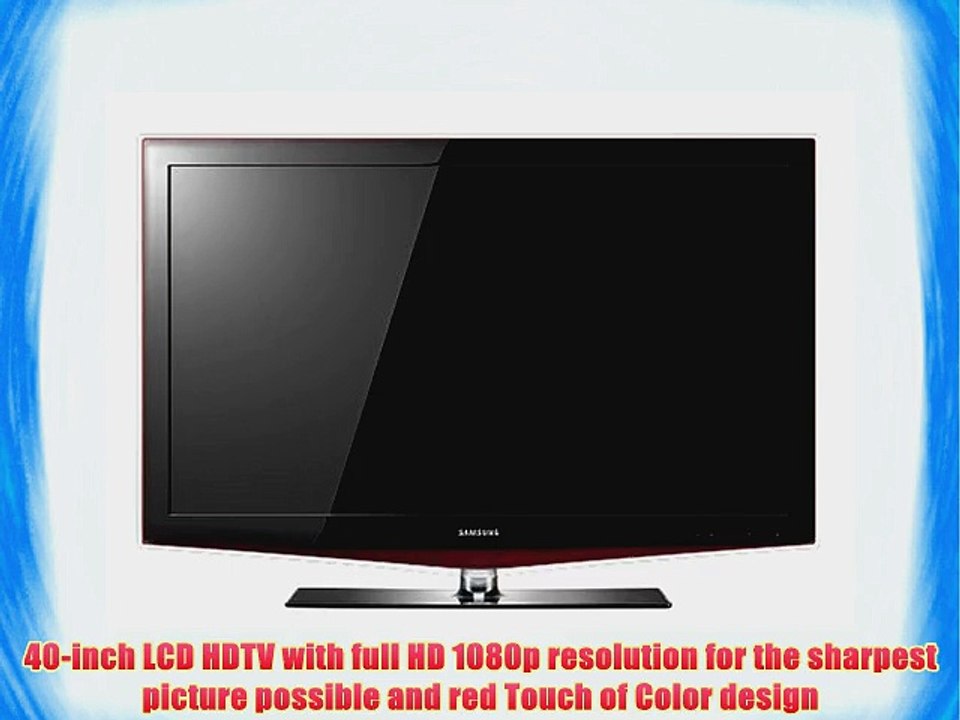 Samsung LN40B650 40-Inch 1080p 120 Hz LCD HDTV with Red Touch of Color