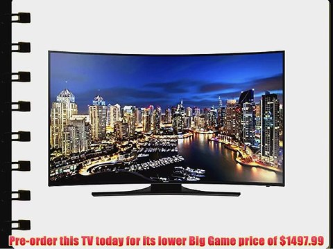 Samsung UN55HU7250 Curved 55-Inch 4K Ultra HD 120Hz Smart LED TV (Big Game Special)