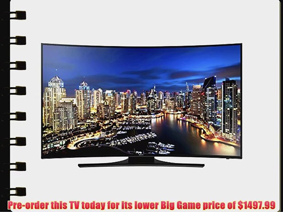 Samsung UN55HU7250 Curved 55-Inch 4K Ultra HD 120Hz Smart LED TV (Big Game Special)