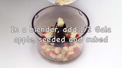 How to make a healthy red grape, apple and acai berry smoothie