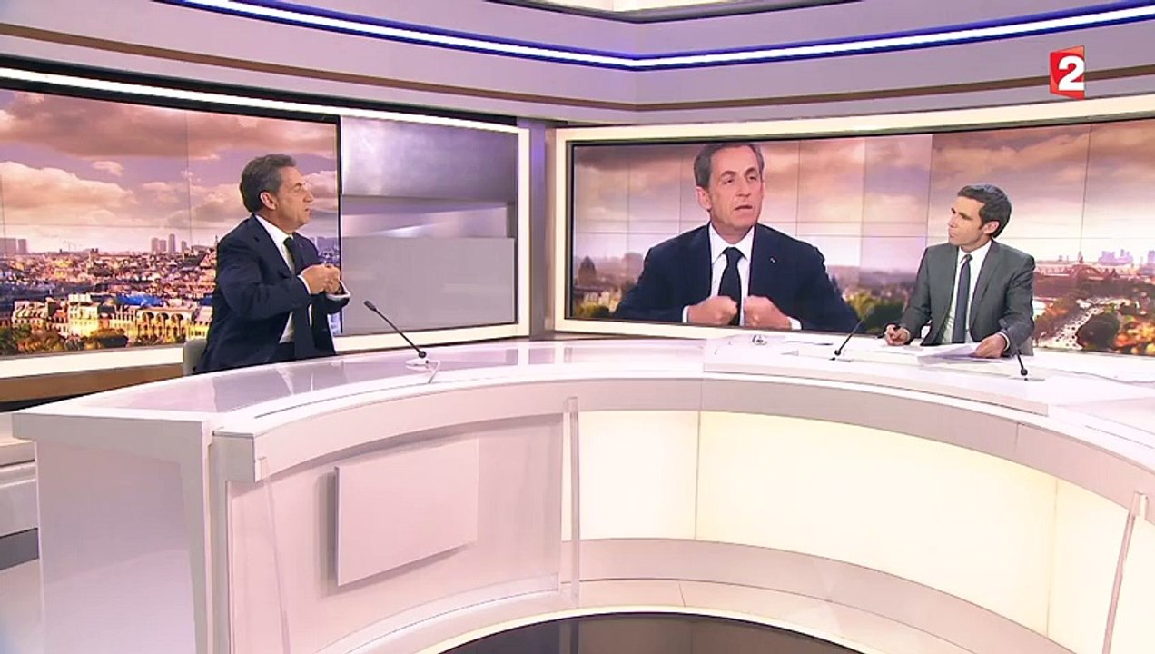 NicolasSarkozy était l'invité de David Pujadas dans le 20H de France2 [21.01.2015]