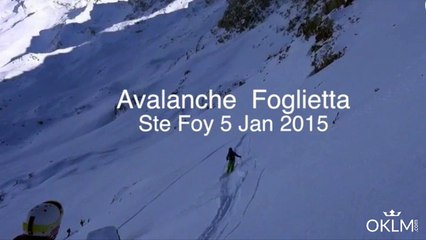Une avalanche emporte 5 skieurs sur son chemin