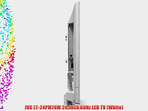JVC LT-24PM74W 24-Inch 60Hz LED TV (White)