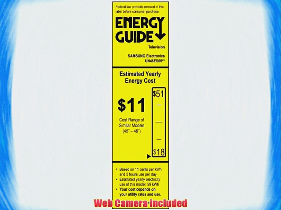 Samsung UN46ES6580 46-Inch 1080p 120Hz 3D Slim LED HDTV (Black)