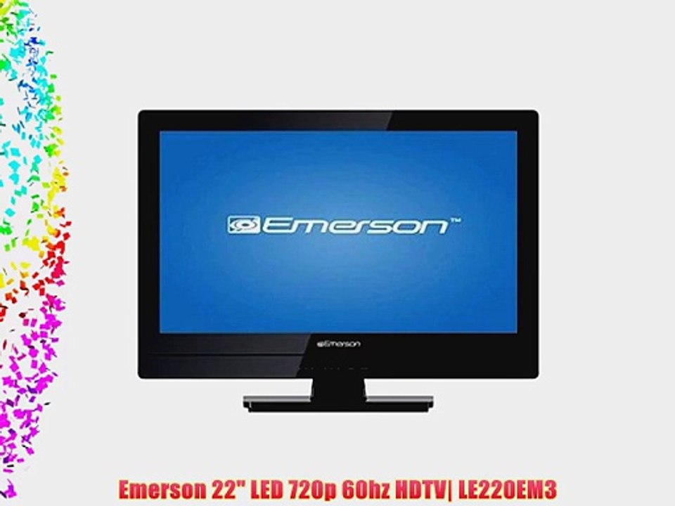 Emerson 22 LED 720p 60hz HDTV| LE220EM3
