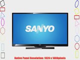 SANYO 39 Class LED-LCD HDTV 1080P 60Hz ATSC Digital NTSC 3 HDMI Input FVE3923