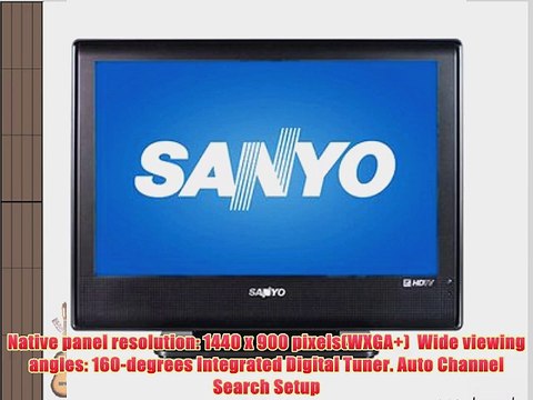 Sanyo DP19657B 18.5-inch [19 inch Class] LCD HDTV with Digital Tuner