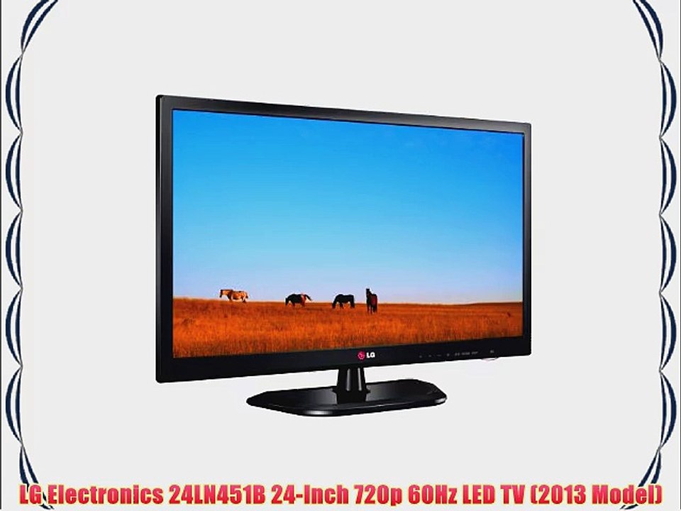 LG Electronics 24LN451B 24-Inch 720p 60Hz LED TV (2013 Model)