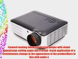 Taotaole Hd Projector Home Theater with HDMI/USB/AV/VGA 1280x800 Resolution 1500:1 2800 Lumens