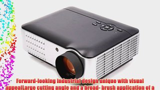 Taotaole Hd Projector Home Theater with HDMI/USB/AV/VGA 1280x800 Resolution 1500:1 2800 Lumens
