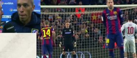 Miranda interview after the match Barcelona 1 - 0 Atl.Madrid -21/01/2015