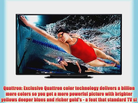 Sharp LC-60C7500U 60-Inch Class Aquos 1080p 240Hz Smart LED HDTV with Quattron
