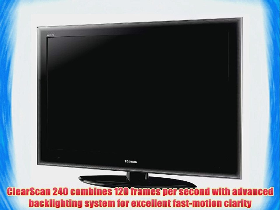 Toshiba REGZA 42ZV650U 42-Inch 1080p LCD HDTV with ClearScan 240 Black
