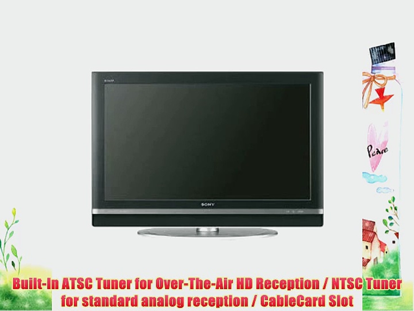 Sony KDL-V40XBR1 BRAVIA 40 XBR(R) LCD Television - video