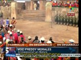 Evo Morales commences third term with indigenous ceremony