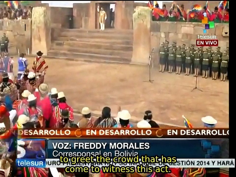 Evo Morales commences third term with indigenous ceremony