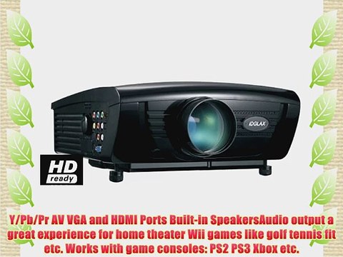 iDGLAX HD Port ready LCD Projector 1080i/p Compatible Resolution HDMI inputPlaystation Xbox