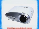 AbdTech Led Mini Projector Home Theater Support hdmi HD Video Games TV Movie TXT Music Pocket