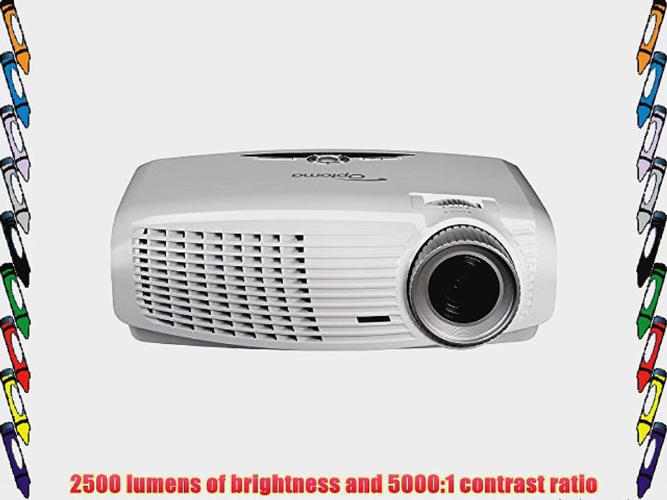 Optoma HD23 Full HD Home Cinema 1080p Projector  2500lm  DLP  5000:1  Contrast Ratio