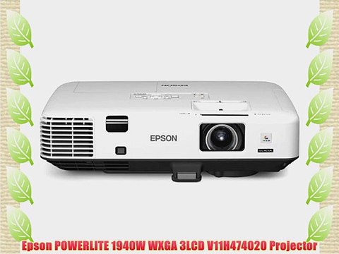 Epson POWERLITE 1940W WXGA 3LCD V11H474020 Projector