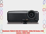 ViewSonic PJD6221 XGA DLP Projector -120Hz/3D Ready 2700 Lumens 2800:1 DCR
