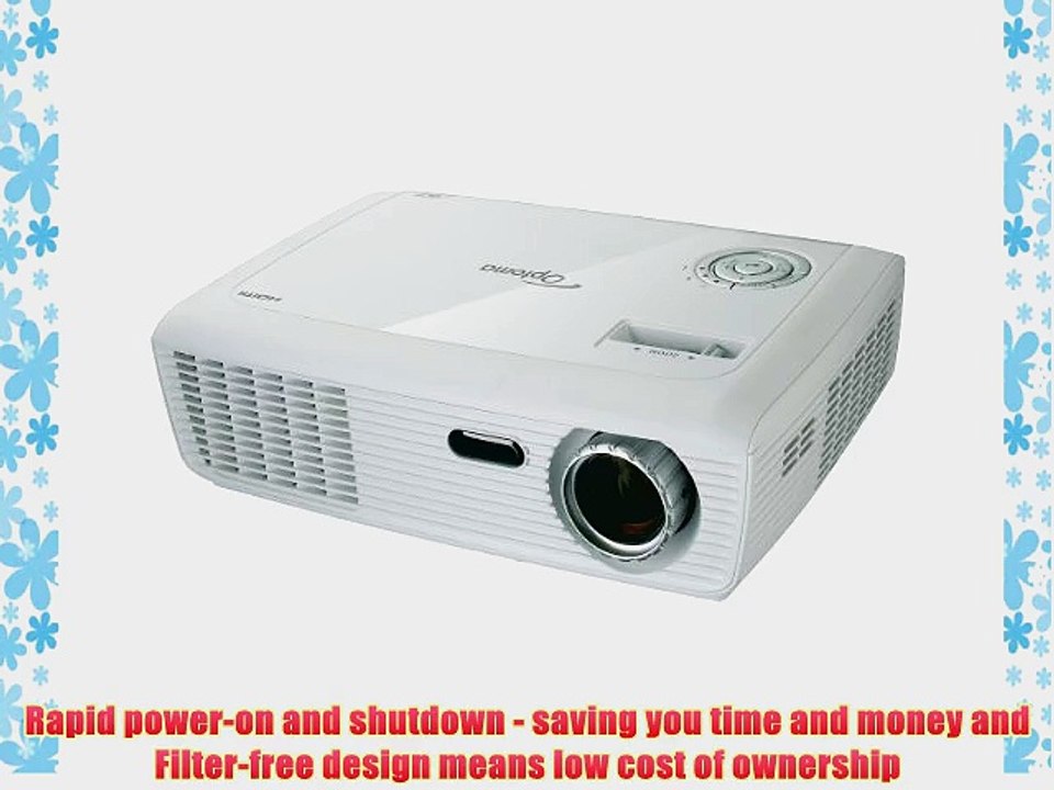 Optoma PRO360W WXGA 3000 ANSI Lumens 3D-Multimedia Projector