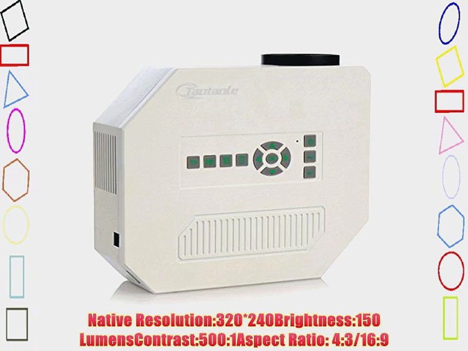 Taotaole Multi-media 150 Lumens Hd Portable 1080p LED Projection Micro Projector