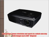 Optoma H180X 720p 3000 Lumen Full 3D DLP Home Theater Projector with HDMI