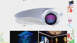 MeGooDo LED Mini Projector Fashionable Home Theater for Video Games TV Movie TXT Music Pocket