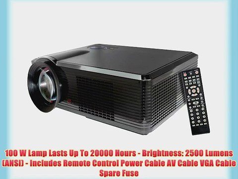 Pyle Home PRJLE33 Portable LED Projector for Gaming TV Shows Movies and Sports at Upto 100