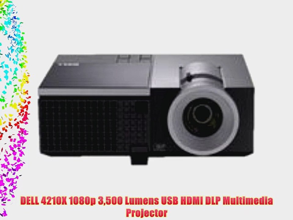 DELL 4210X 1080p 3500 Lumens USB HDMI DLP Multimedia Projector