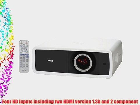 Sanyo PLV-1080HD High Definition 1080p LCD Home Theater Projector