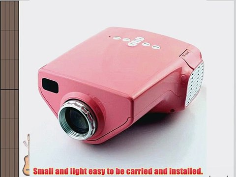 Aketek UC03 Support PC Laptop VGA Input and HDMI SD USB AV Input Multimedia LED LCD Portable