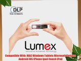 Lumex Picomax MX 60 Projector LED DLP Multimedia Small Pocket Micro HD MI Projector MX-60