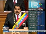 Pdte. Maduro inicia mensaje anual recordando a Robert Serra