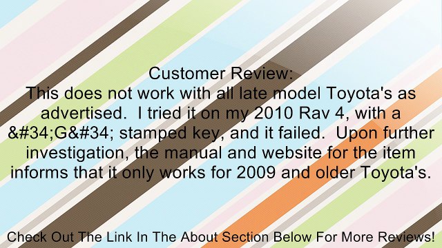 Directed Electronics Inc XK05 XpressKit Remote Start Interface Review