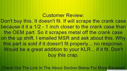 MSR Steel Shift Lever 070714 Review