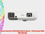 Epson PowerLite 915W WXGA 3LCD Projector - 3200 Lumens HDMI WIFI USB VGA