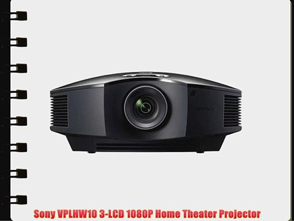 Sony VPLHW10 3-LCD 1080P Home Theater Projector