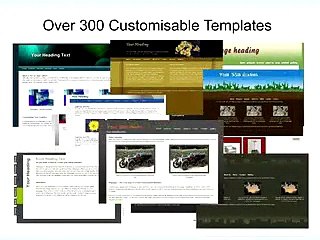 Create a free website with 350pages website builder