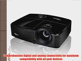 Optoma W313 Full 3D WXGA 3200 Lumen DLP Data Projector with Full Digital and Analog Connectivity