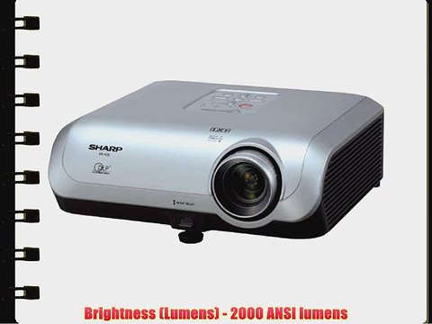 SHRXR10S - Sharp Electonics XR-10S Compact Multimedia DLP Projector with 2000 ANSI Lumens