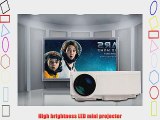 Mini Shop Mini Led Mini Projector HDMI Home Theater LED Projector Support HDMI VGA AV USB HDMI
