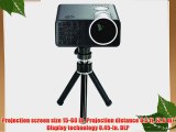 HP AX325AA Notebook Portable LED Projector Companion with Expandable Tripod for PC Laptops