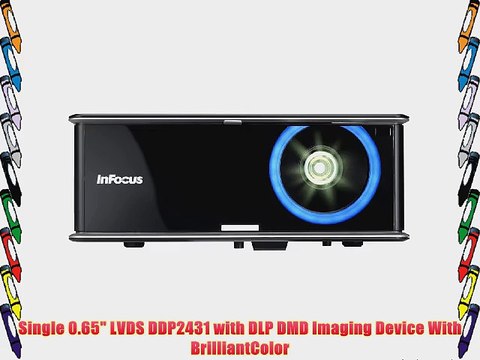 InFocus IN3116 Meeting Room Widescreen DLP Projector Network capable 3D ready DisplayLink USB