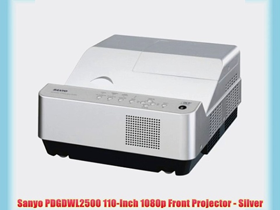 Sanyo PDGDWL2500 110-Inch 1080p Front Projector - Silver